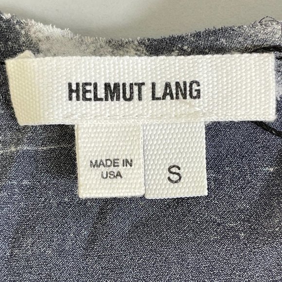 Women's Helmut Lang Silk Tie-Dye Print Top, Size Small - Picture 3 of 5